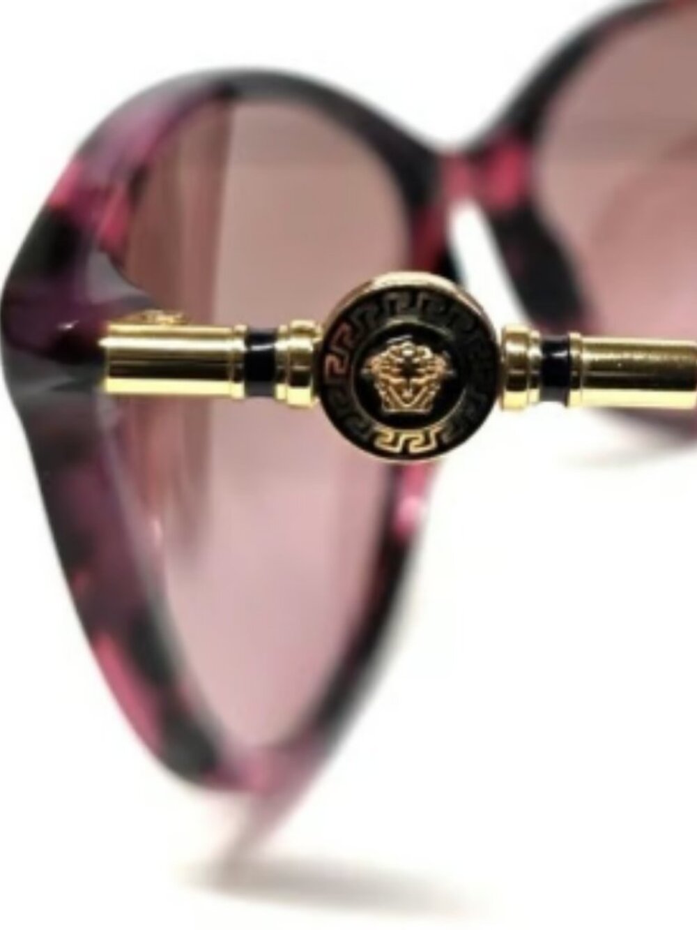 Versace MOD 4251 Glasses Cat Eye Mauve Tortoise Gold Eyeglass Frames 57-17-140